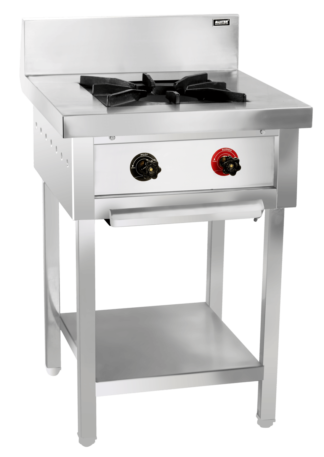 SINGLE BURNER GAS RANGE WITH SPLASH-BACK