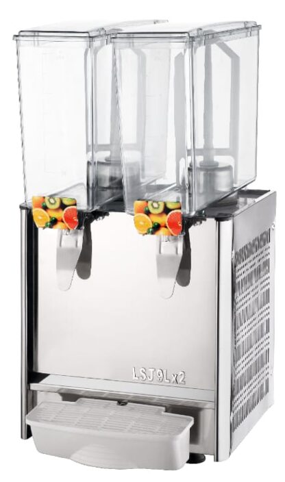 JUICE DISPENSER REFREGERATED TWO JAR