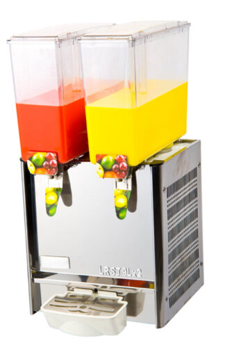 JUICE DISPENSER REFREGERATED TWO JAR