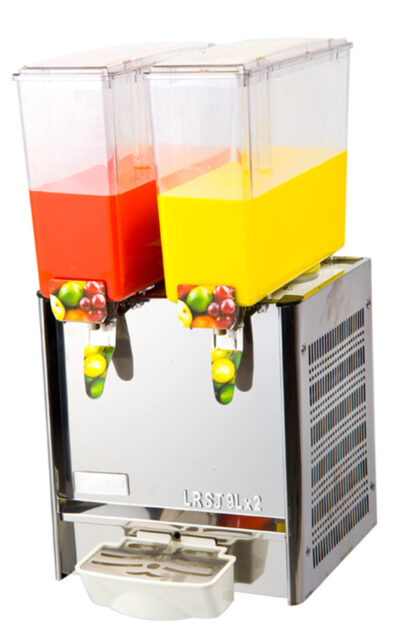 JUICE DISPENSER REFREGERATED TWO JAR