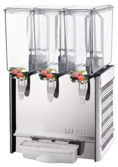 JUICE DISPENSER REFREGERATED THREE JAR