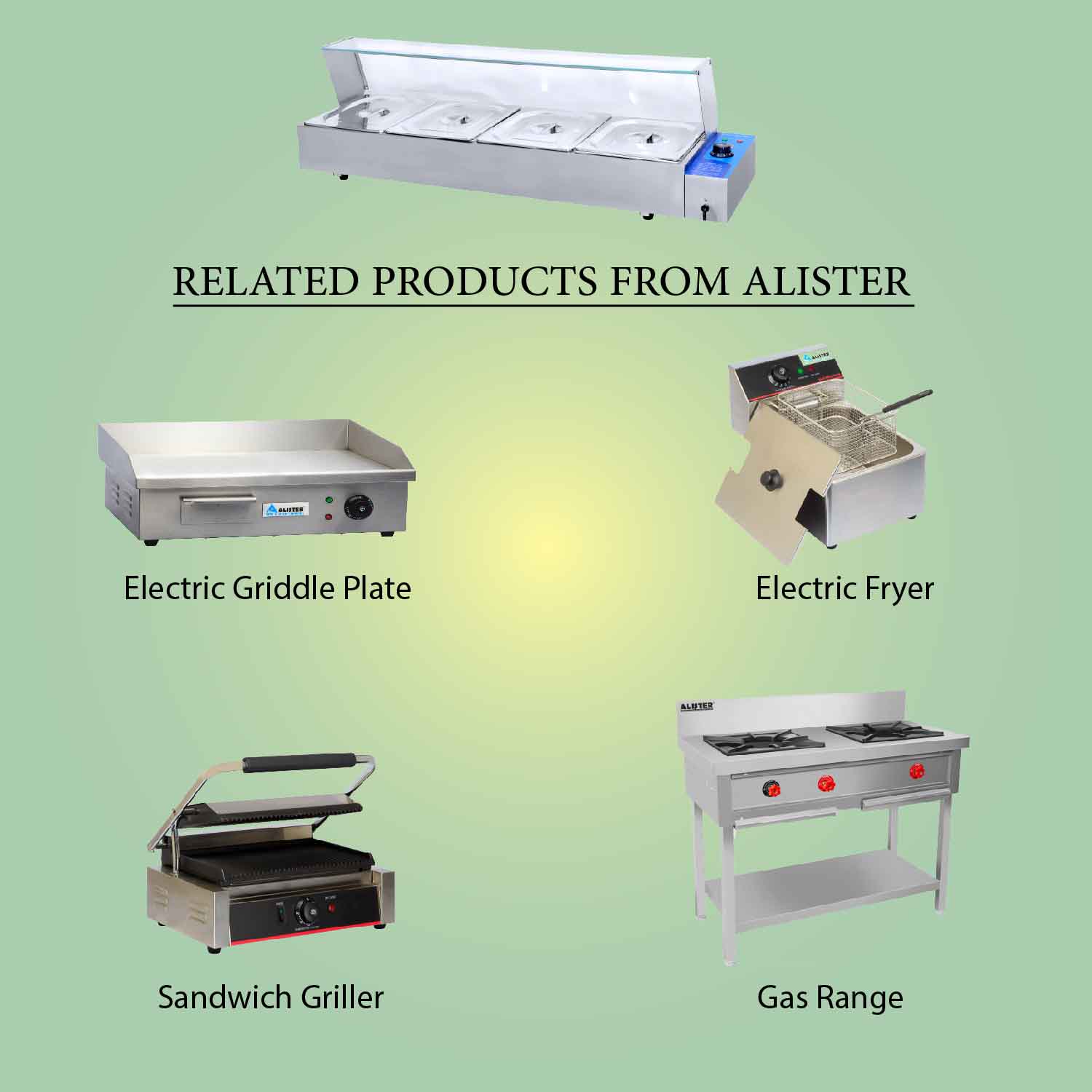 BMTTGL4-05 COUNTER TOP BAIN MARIE