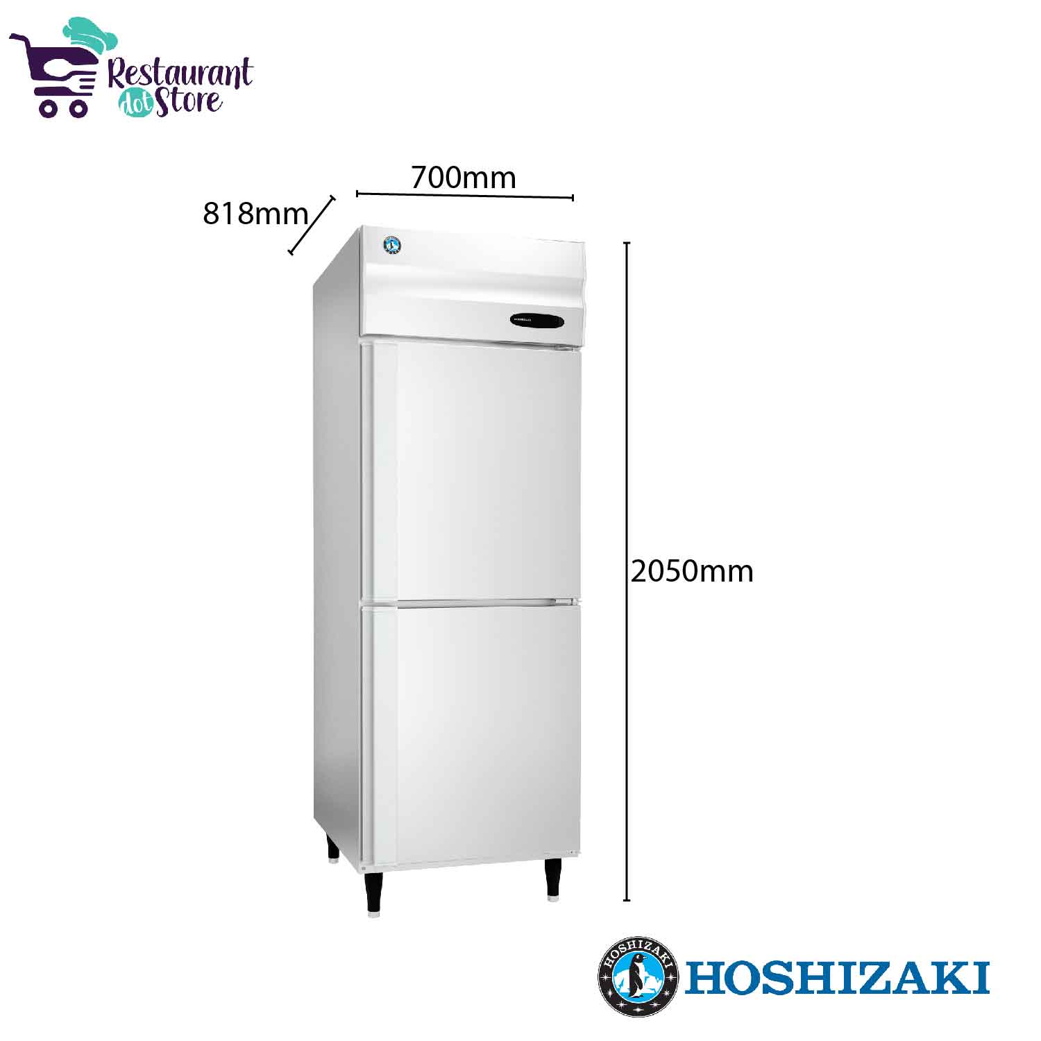 HRFW77-02 HOSHIZAKI SS TWO DOOR VERTICAL COMBI UNIT